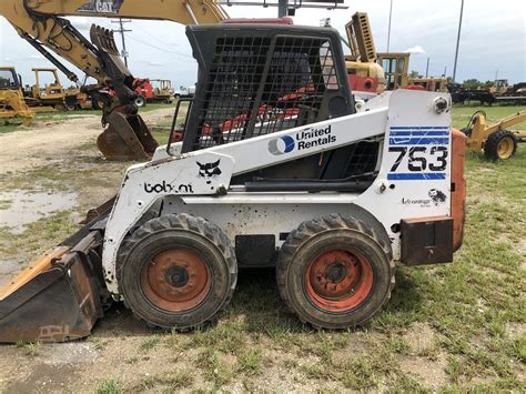 bobcat 763 skid steer attachments|bobcat 763 for sale craigslist.